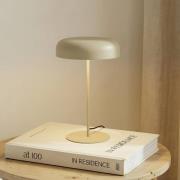 Lindby Tischleuchte Edion, beige, Metall, 45 cm