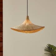 Hängeleuchte Haxey mit Bambusschirm, Ø 50 cm