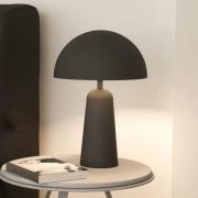 Tischleuchte Aranzola, unten strahlend, schwarz