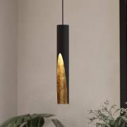 LED-Hängeleuchte Barbotto in Schwarz/Gold, 1fl.