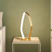 LED-Tischleuchte Vallerosa in Messing