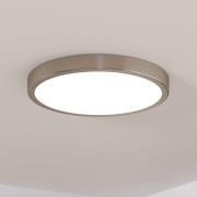 LED-Anbaupanel Fueva 5 IP20 830 nickel Ø28,5cm