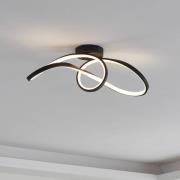 EGLO connect LED-Deckenleuchte Calarossa-Z, schwarz, Alu