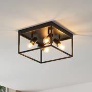 Deckenlampe Silentina vierflammig, 36x36cm