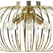 Deckenleuchte Globe, goldfarben, Ø 51 cm, 3-flammig, E27