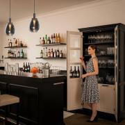 LED-Pendellampe Glimsy, Ø 22 cm schwarz/rauchgrau Glas