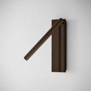 Bover LED-Wandleuchte Arid A/03 braun, Alu, 2.700 K