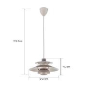 Louis Poulsen PH 5 Mini - Hängeleuchte, grau