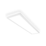 LED-Deckenleuchte Tava A, 98x20 cm, Kunststoff, weiß