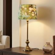 PR Home Andrea Tischlampe messing/grün gemustert
