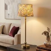 PR Home Tischleuchte Liam, messing, Schirm Sofia Theo beige