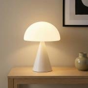 LED-Tischlampe Blip, weiß, Glas, CCT, Touchdimmer