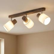 Envostar Nale 2 Deckenlampe 3fl. Kiefer grau