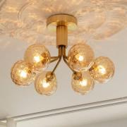 Nuura Deckenleuchte Apiales 6, Ø 50 cm, messing-/goldfarben