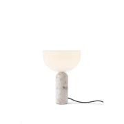 NEW WORKS Tischleuchte Kizu Small, beige, Marmor, E14