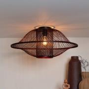 GOOD & MOJO Deckenlampe Maui, rot, Ø 70 cm, Bambus, E27