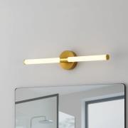 LED-Wandlampe Ramola, messingfarben, Breite 60 cm, IP44, CCT