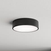 Deckenleuchte Cleo, Ø 30 cm, IP20, schwarz, Metall, E27