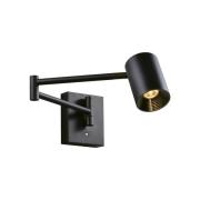 LED-Wandlampe Melina, schwarz Ausladung 55 cm Metall dimmbar