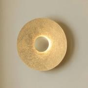 LED-Wandleuchte Sole S, Ø 44 cm, goldfarben, Stahl, 3.000 K