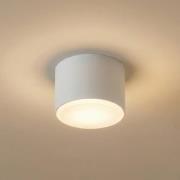 Deckenleuchte Tubo S, weiß, Stahl, Ø 8 cm, GX53