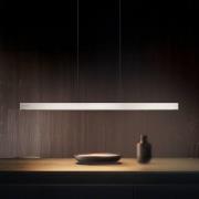 LED-Hängeleuchte Donegal, nickelfarben, Länge 150 cm, CCT