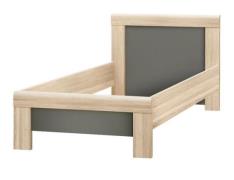 90x200 Jugendbett Sonoma Eiche/Grau Anthrazit
