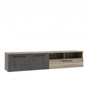 TV-Unterschrank Mindi von Forte Picea Kiefer / Beton