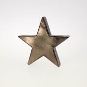 Deko-Objekt STERN 23 cm hoch von Werner Voss Bronze