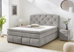 Boxspringbett MILA-MIX von Jockenhöfer 180x200cm grau