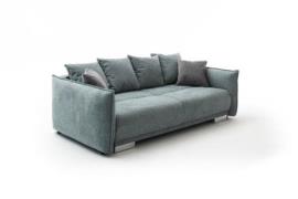 Big-Sofa PERA inkl. Liegefunktion und Staukasten von Benformato Mint