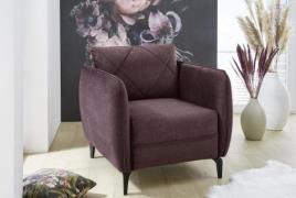 Sessel NOVARA von JOB Aubergine