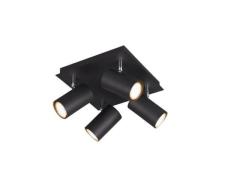 Deckenleuchte MARLEY 4xGU10 von TRIO Leuchten 802430432 Schwarz