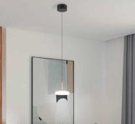 LED Pendelleuchte  Matt / Coffee / Glas Opal 1 Stück Metall / Glas / H...