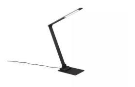 LED-Tischleuchte inkl. USB Ladefunktion Matt 1 Stück Metall Schwarz