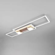 LED Deckenleuchte inkl. Fernbedienung Alu Coffee / Warm Grey 1 Stück M...