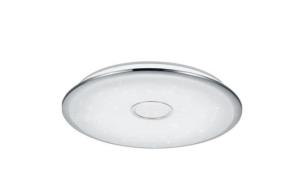 LED-Deckenleuchte ca. 65 cm inkl. Nachtlicht Chrom 1 Stück Acryl / Kun...