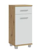 Bad-Unterschrank 1-trg VERIS von Forte Weiß / Artisan Oak