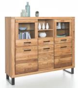 Highboard Breite ca. 158 cm TINA von Elfo Möbel / Eiche teilmassiv geö...
