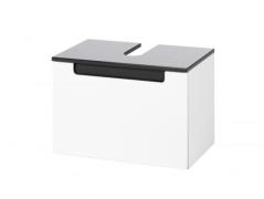 Unterbeckenschrank 60 Siena von Held Möbel Weiss Hgl / Grau Hgl