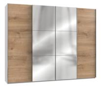 Schwebetürenschrank 4trg mit 2 Spiegel inkl. Syncro-Technik LEVEL36 A ...