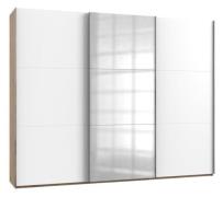 Schwebetürenschrank 3trg mit 1 Spiegel LEVEL36 A von WIMEX Weiß