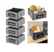 Aufbewahrungskorb mit Spruch 1 Stück ca. 10x19 cm 4 Sorten unsortiert ...