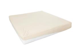 Spannbetttuch ca. 190x200 cm ecru Elastan-Jersey