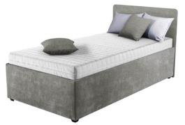 Polsterbett ca.100x200 cm inkl. Bettkasten und Komfortschaum-Matratze ...