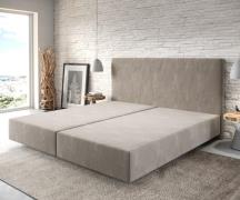 Boxspringgestell Dream-Well Mikrofaser Beige 200x200 cm