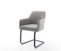 Freischwinger Greg-Flex Strukturstoff Soft Grau Freischwinger flach Sc...