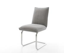 Freischwinger Lelio-Flex Strukturstoff Soft Grau Freischwinger flach E...