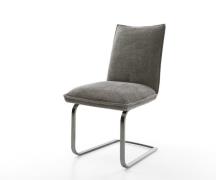 Freischwinger Lelio-Flex Bouclé Soft Schlamm Freischwinger flach Graph...