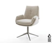 Drehstuhl Clea-Flex Webstoff Soft Beige Fußkreuz Graphit 360° drehbar ...